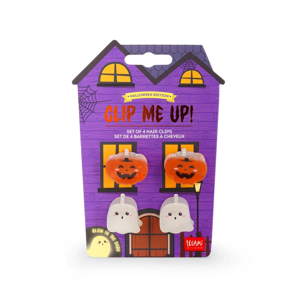 Conjunto de Quatro Mini-Ganchos de Cabelo - Halloween 