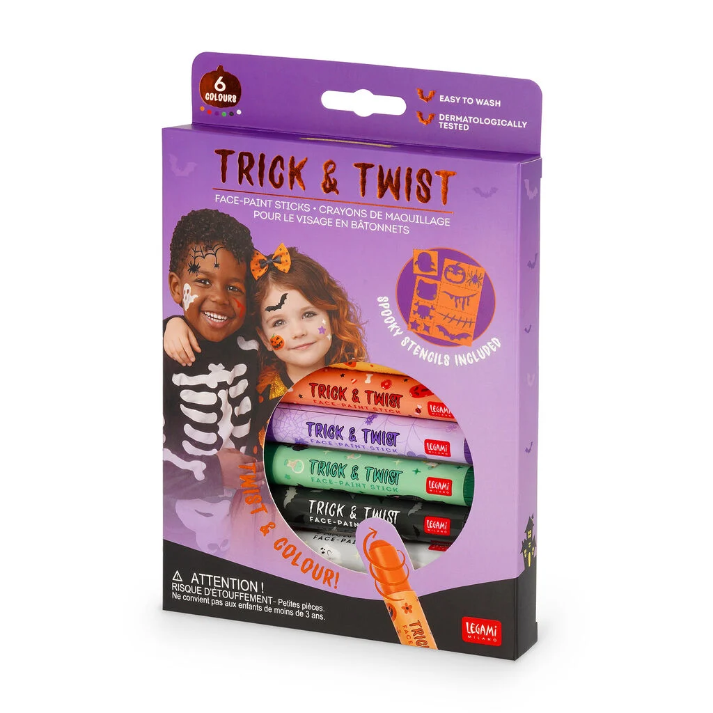 Conjunto de Seis Bastões de Pintura Facial - Trick & Twist