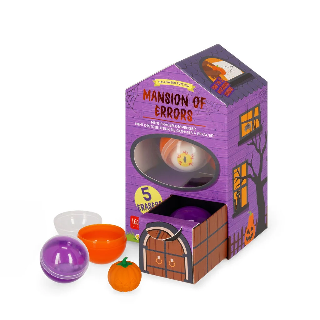 Dispensador de Mini-Borrachas - Mansion of Errors