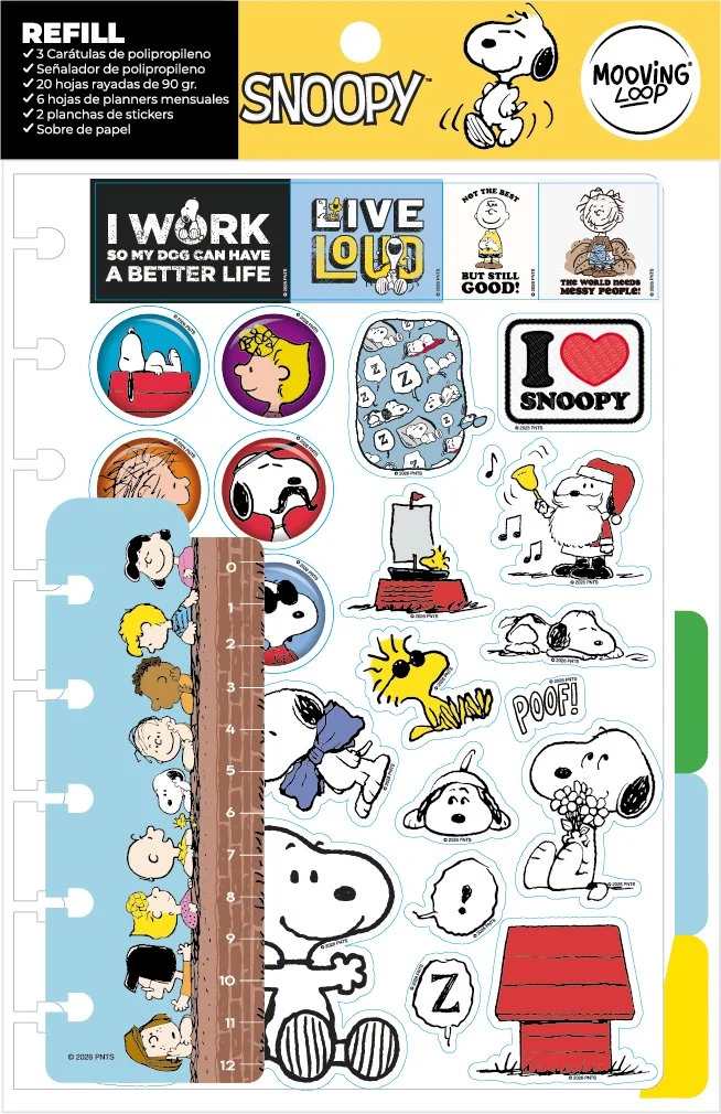 A5 Snoopy Smart Notebook Refill